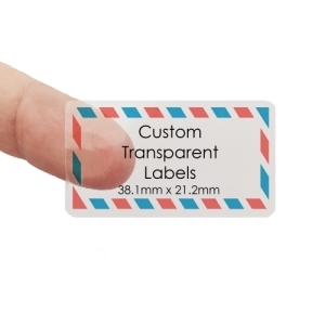 Transparent Rectangle Labels 3.8cm x 2.1cm from £3.99