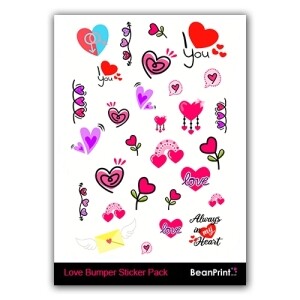 Love Valentines Stickers Bumper Pack