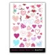 Heart Valentines Stickers Bumper Pack printed by beanprint