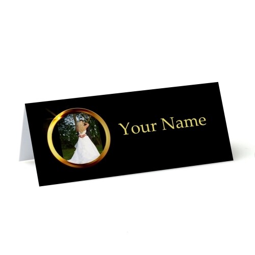 Place cards with image upload, Design 8
