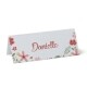 Personalised Floral Pink Name Place Cards