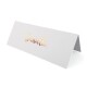 Personalised Metallic Gold Place Cards