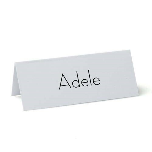 Personalised Place Cards Adele Font