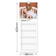 kitchen calendar dimentions