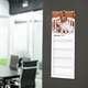 kitchen calendar on office wall