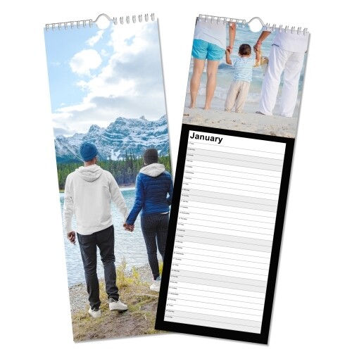 Custom Kitchen Calendar Black From £16.99