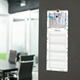 kitchen calendar on office wall