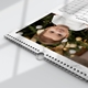 Personalised A4 calendar showing its hanging hook, wire binding, sturdy greyboard backing and 170gsm silk paper.