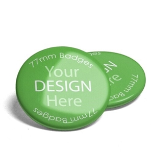 77mm button pin badge