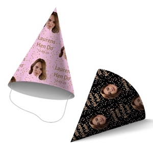 Personalised Party Hat Pattern with 2 designs