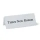 Personalised Place Cards Times New Roman Font