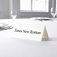 Personalised Place Cards Times New Roman Font