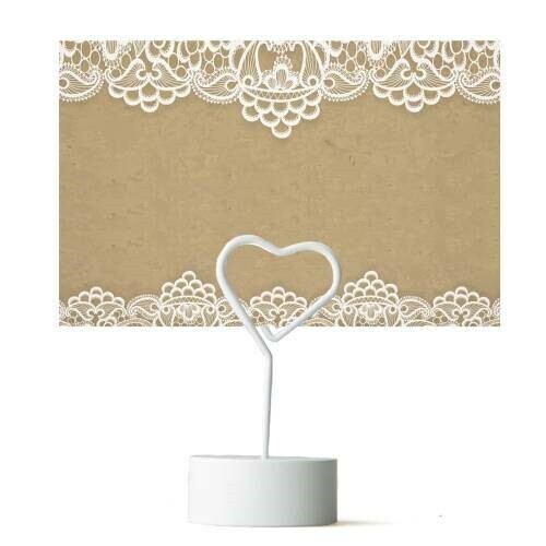 Flat Lace Table Place Cards