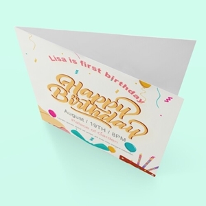 A6 Double-Sided Greeting Card: Stunning Designs & Quality
