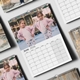 multiple calendars lay on table