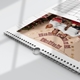 Personalised A3 August 2027 wall calendar featuring two children on hay with a page turning.