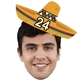 temporary tattoo with your face and sombrero