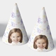 Personalised Party Hat Pastel Hearts