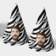 Personalised Party Hat Zebra