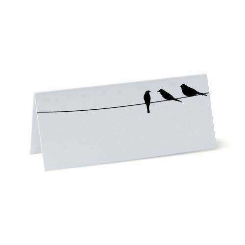 Birds Table Place Cards suitable for weddings and parties