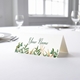 Personalised Green Leaves Place Cards