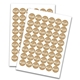 Kraft White Print Circle Labels 30mm