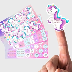 School Starter Pack: Unicorn Name Labels