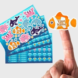School Starter Pack: Sea Animals Name Labels