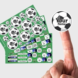 School Starter Pack: Football Name Labels