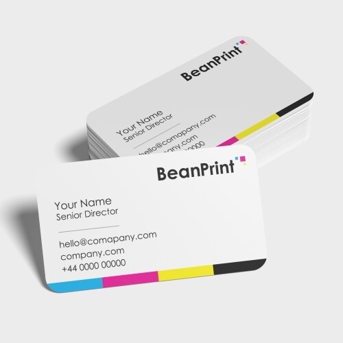 350gsm Rounded Corner Business Cards ,  Single-Sided
