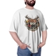 White Personalised tshirt with print