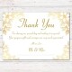 A6 Gold coloured thank you cards