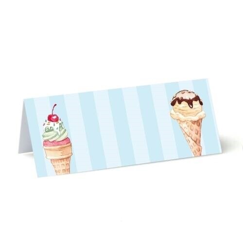 Ice Cream Table Place Cards