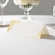 Gold Flowers place cards