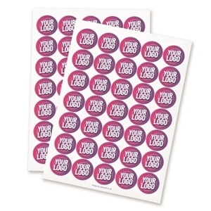 Circle labels 37mm ,  Custom & Personalised circle stickers