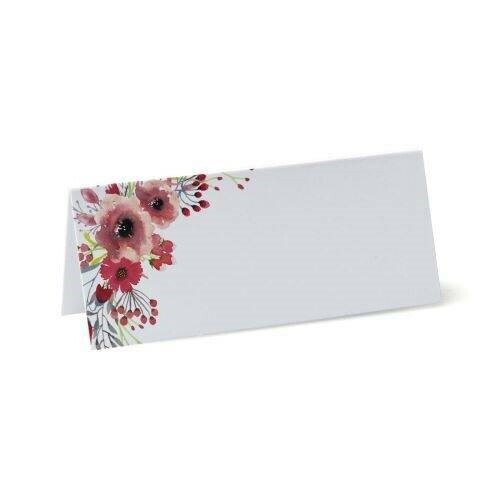 Watercolour Flowers name place cards
