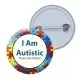 Autism Awareness 38mm badge Design 1