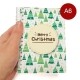 Christmas designed Paperback Notebooks A6
