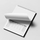 A4 blank wall calendar with a page being turned to reveal the February 2027 monthly calendar.