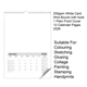 infographic for blank calendar