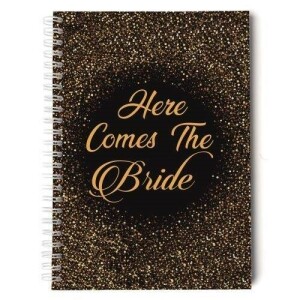 Here Comes The Bride Note Book Planner