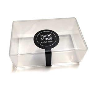 240 Black Lollipop Sealing Stickers Hand Made with love labels