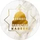 Eid / Ramadan Mubarak 37mm circle labels design 11