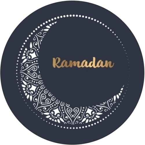 35 Ramadan 37mm circle labels £2.49
