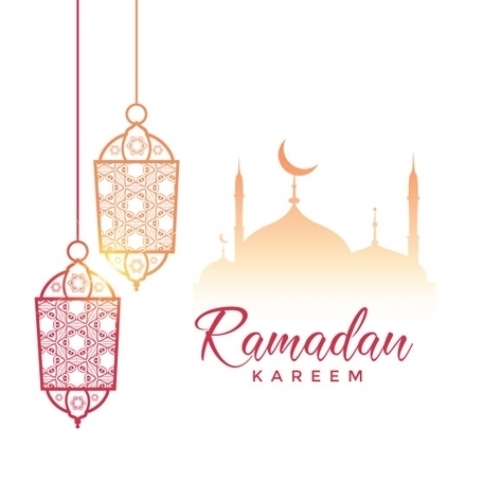 24 x Ramadan Kareem 40mm Pastel Square Labels £2.49