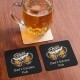 personalised beer mats with pint