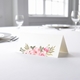 Pink Water Colour Flowers 1 Table Place Cards