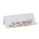 Pink Water Colour Flowers 1 Table Place Cards
