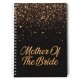 Mother Of The Bride Note Falling Glitter Book Planner
