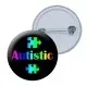 Autism Awareness 38mm badge Design 4